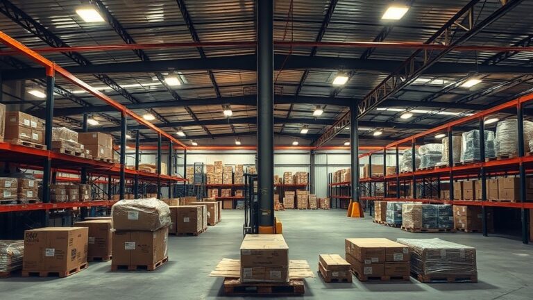 gestão de estoques eficiente em Belém - destaque para produtos organizados em prateleiras.
